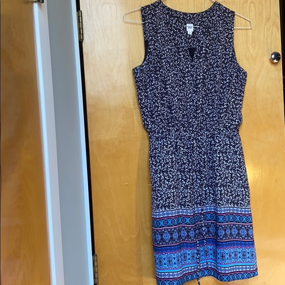 Flowy patterned sundress